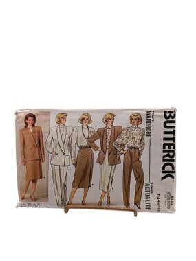 Vintage Butterick Sewing Pattern 4113 Misses Jacket Skirt Pants & Blouse
